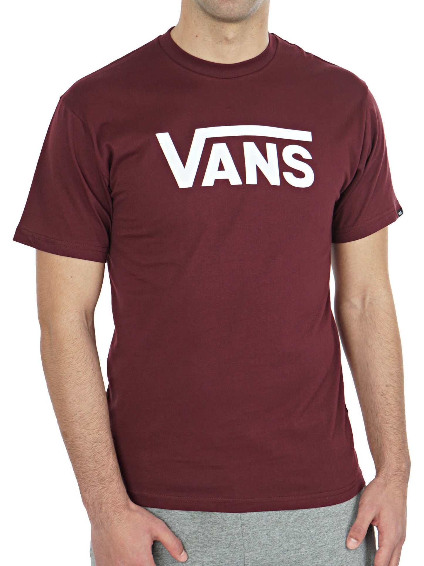 Vans Men's Short Sleeve Tee, (Classic) Port Royale/White