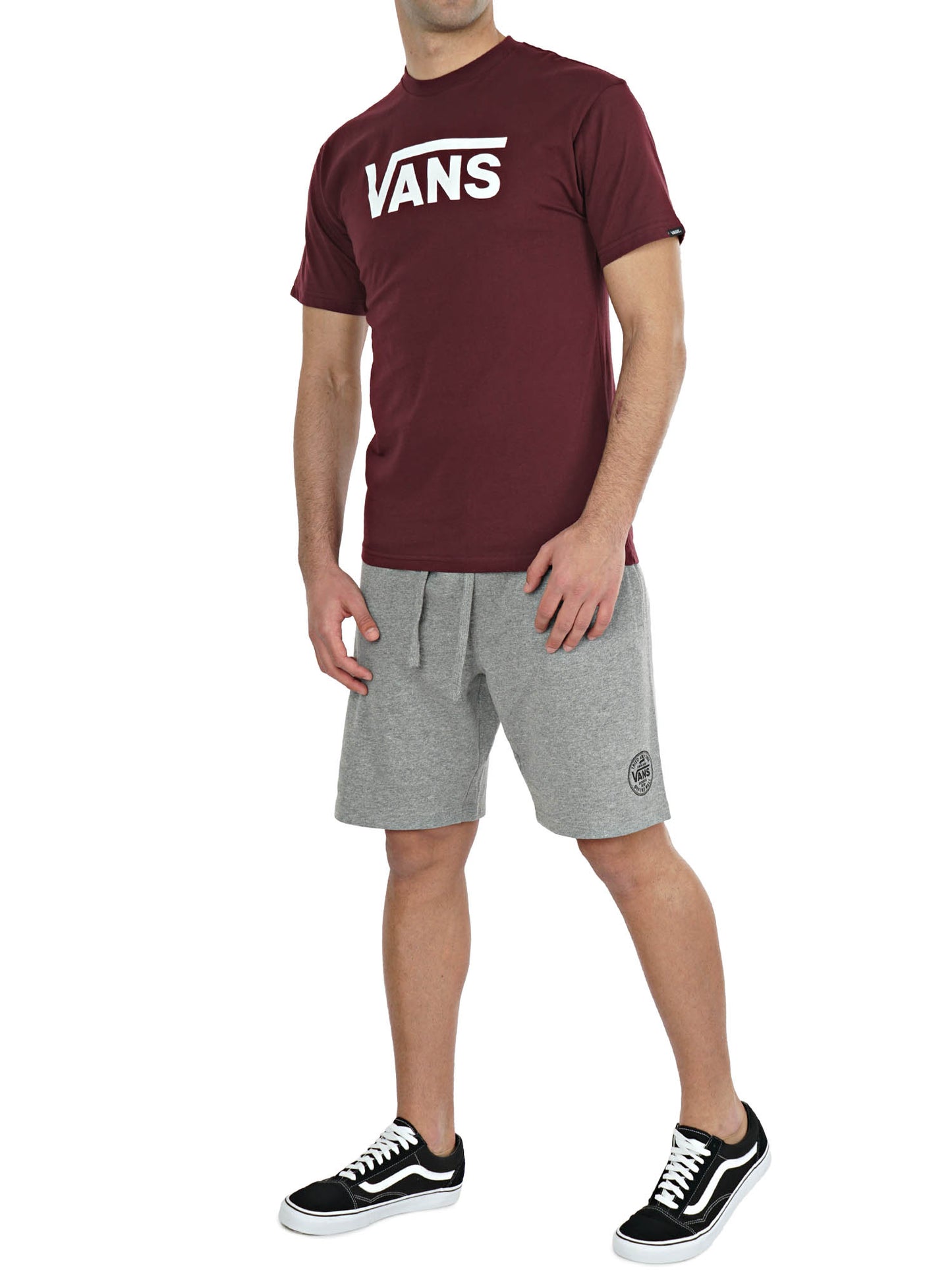 Vans Men's Short Sleeve Tee, (Classic) Port Royale/White