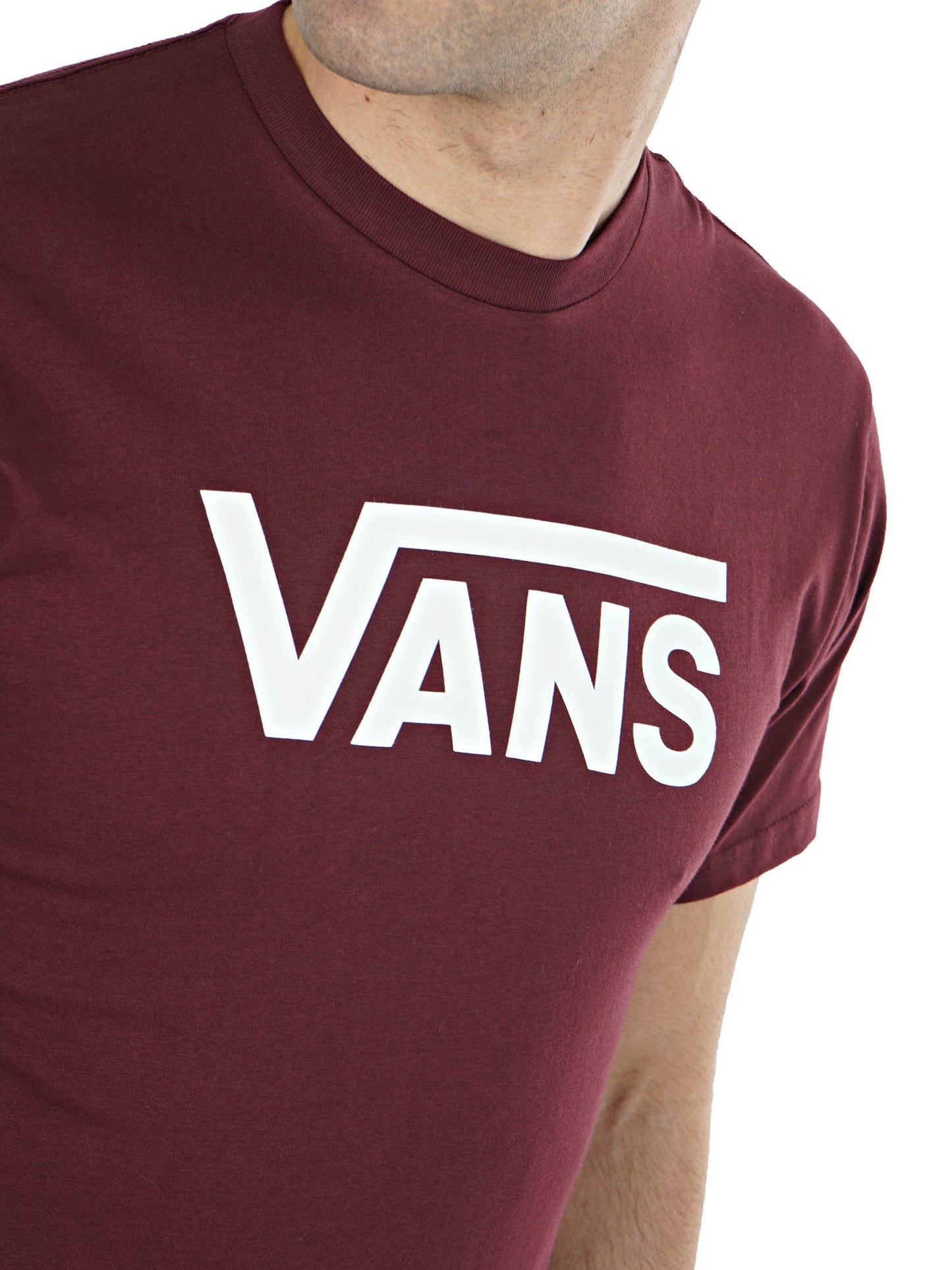 Vans Men's Short Sleeve Tee, (Classic) Port Royale/White