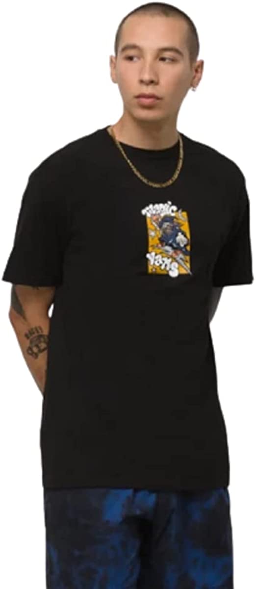 Vans Men's Classic Short Sleeve Tee, (Magic) Black