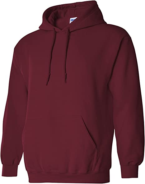Gildan Adult Fleece Hooded Sweatshirt, Style G18500, Cardinal Red