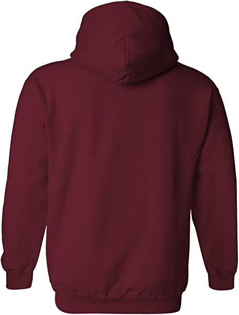 Gildan Adult Fleece Hooded Sweatshirt, Style G18500, Cardinal Red