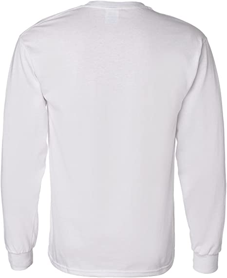 Gildan Adult DryBlend Long Sleeve T-Shirt, (2 pack) Style G8400, White