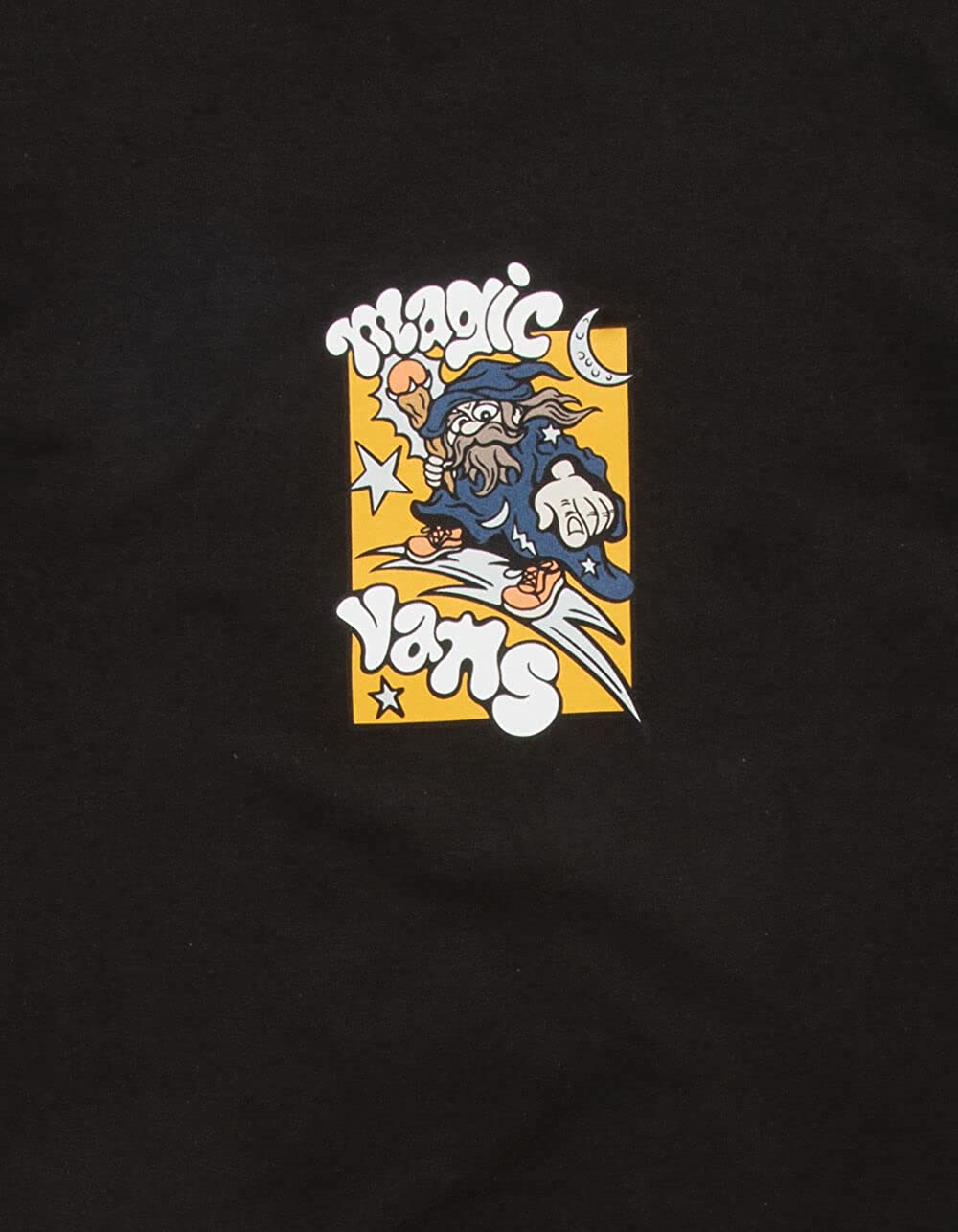 Vans Men's Classic Short Sleeve Tee, (Magic) Black