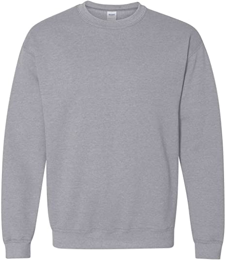 Gildan Heavy Blend 50/50 Fleece Crew, Style G180, Sport Grey
