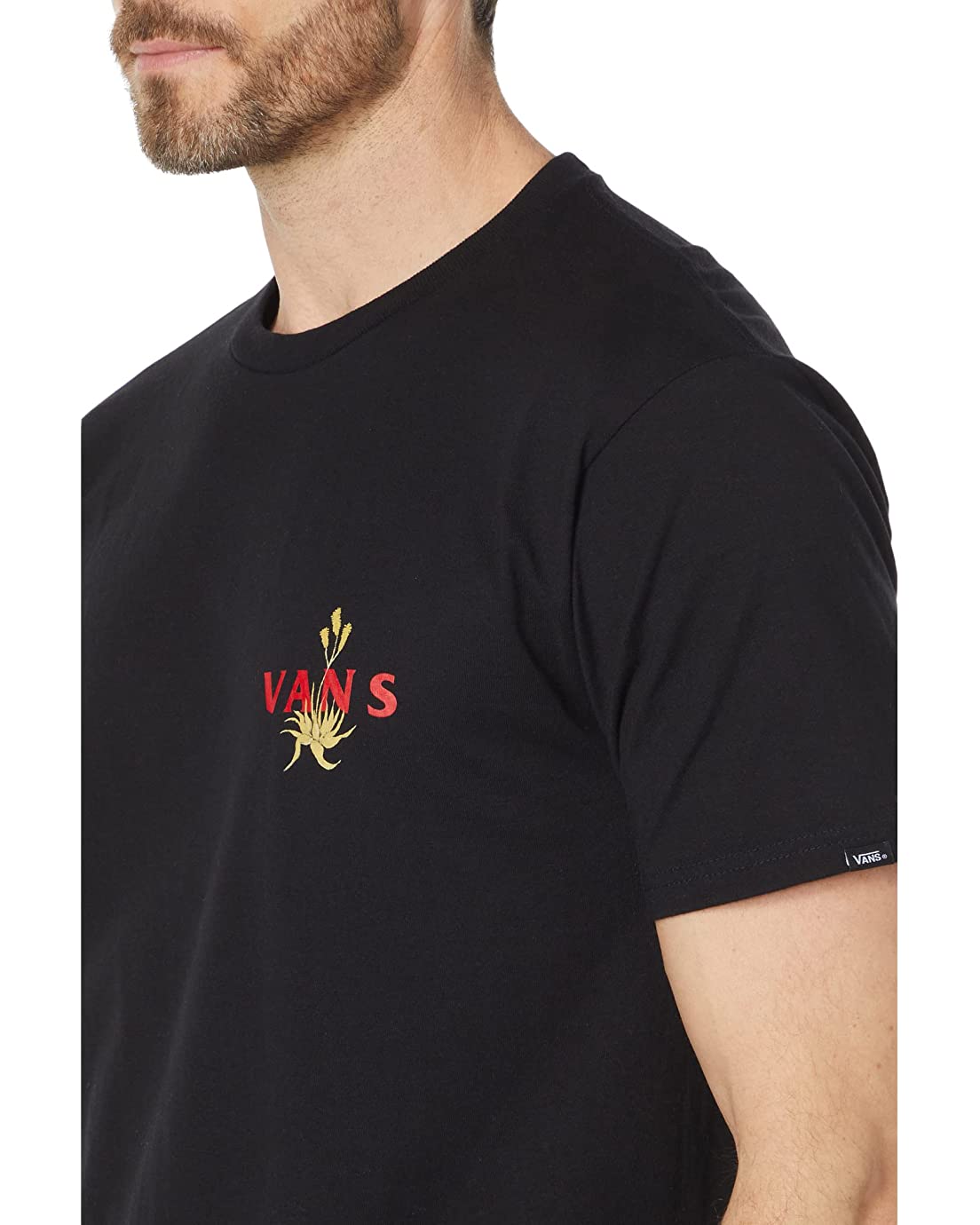 Vans Men's Classic Short Sleeve Tee, (Desert Pack) Black