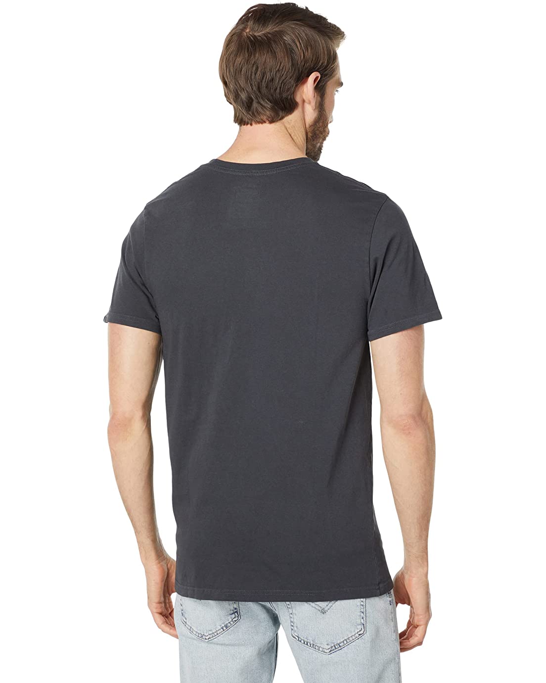 Vans Men's Short Sleeve Tee, (Washed) Black