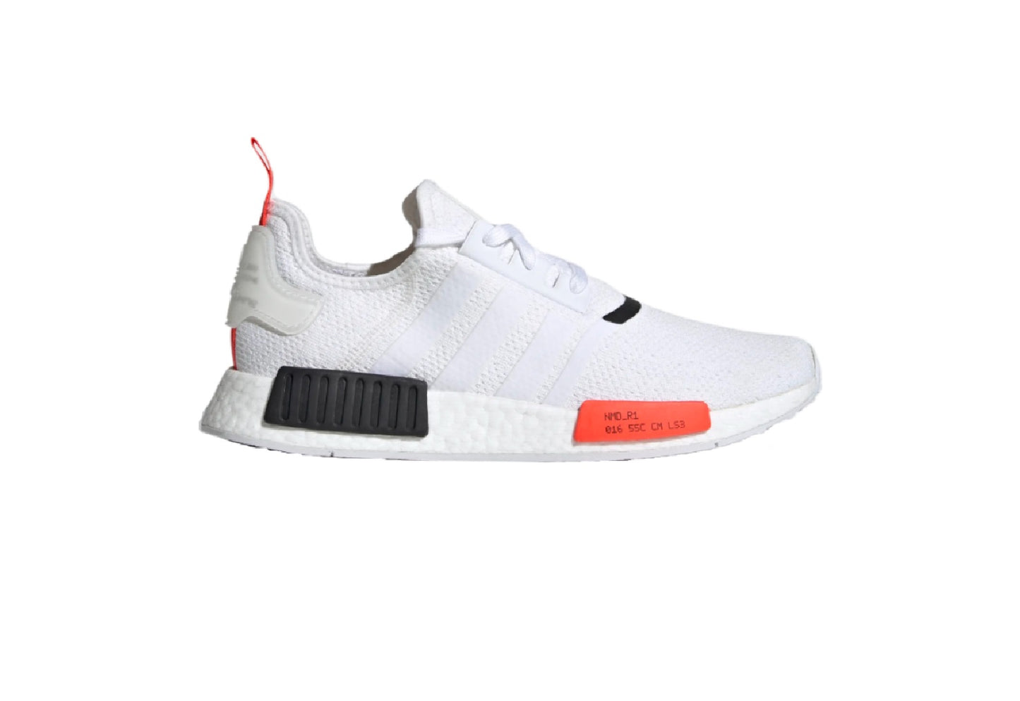 Adidas Men's Originals NMD_R1 Sneakers, Cloud White/Solar Red/Core Black