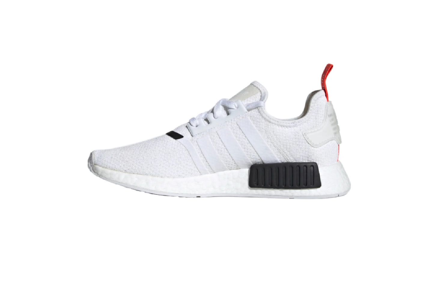 Adidas Men's Originals NMD_R1 Sneakers, Cloud White/Solar Red/Core Black
