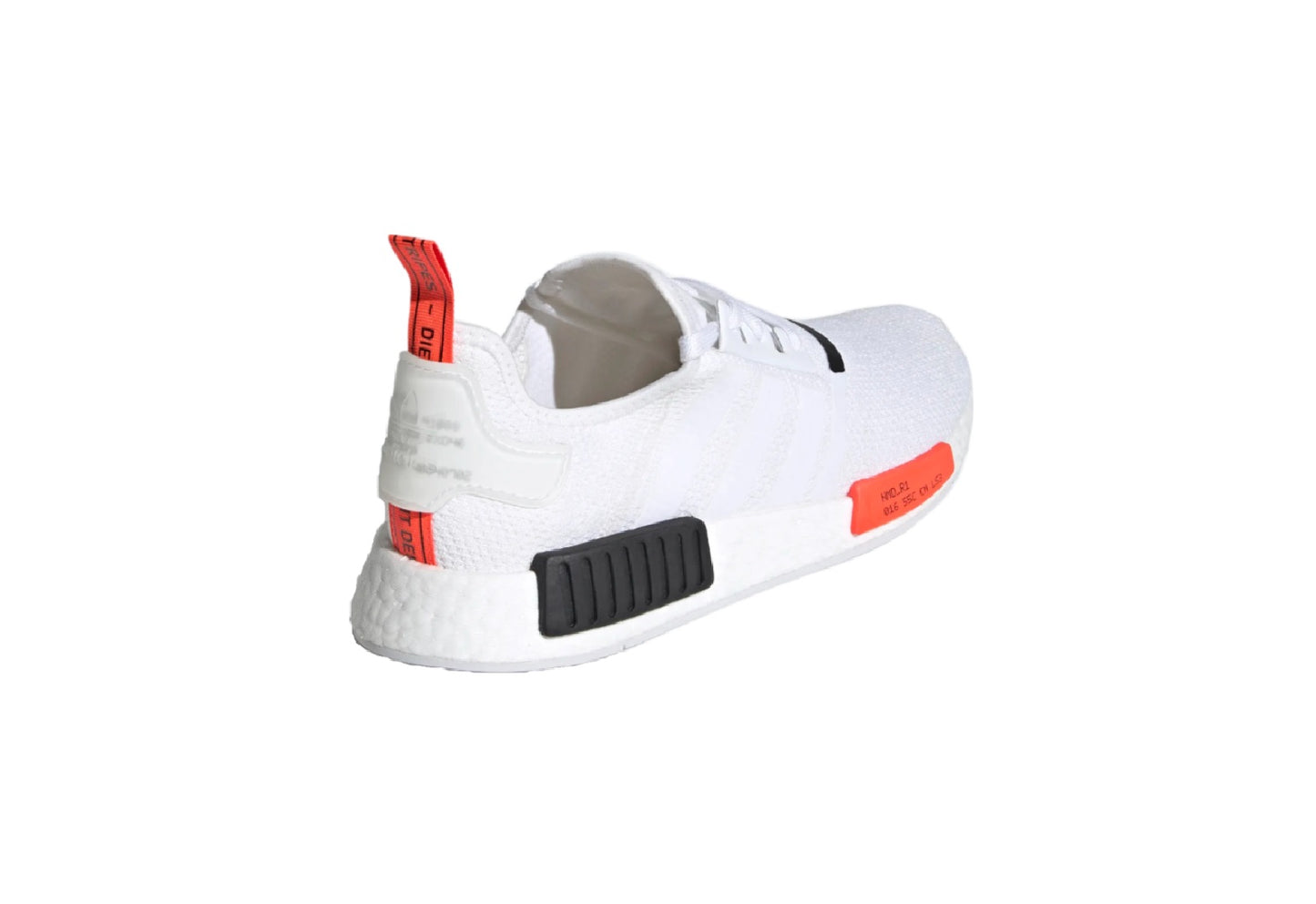Adidas Men's Originals NMD_R1 Sneakers, Cloud White/Solar Red/Core Black