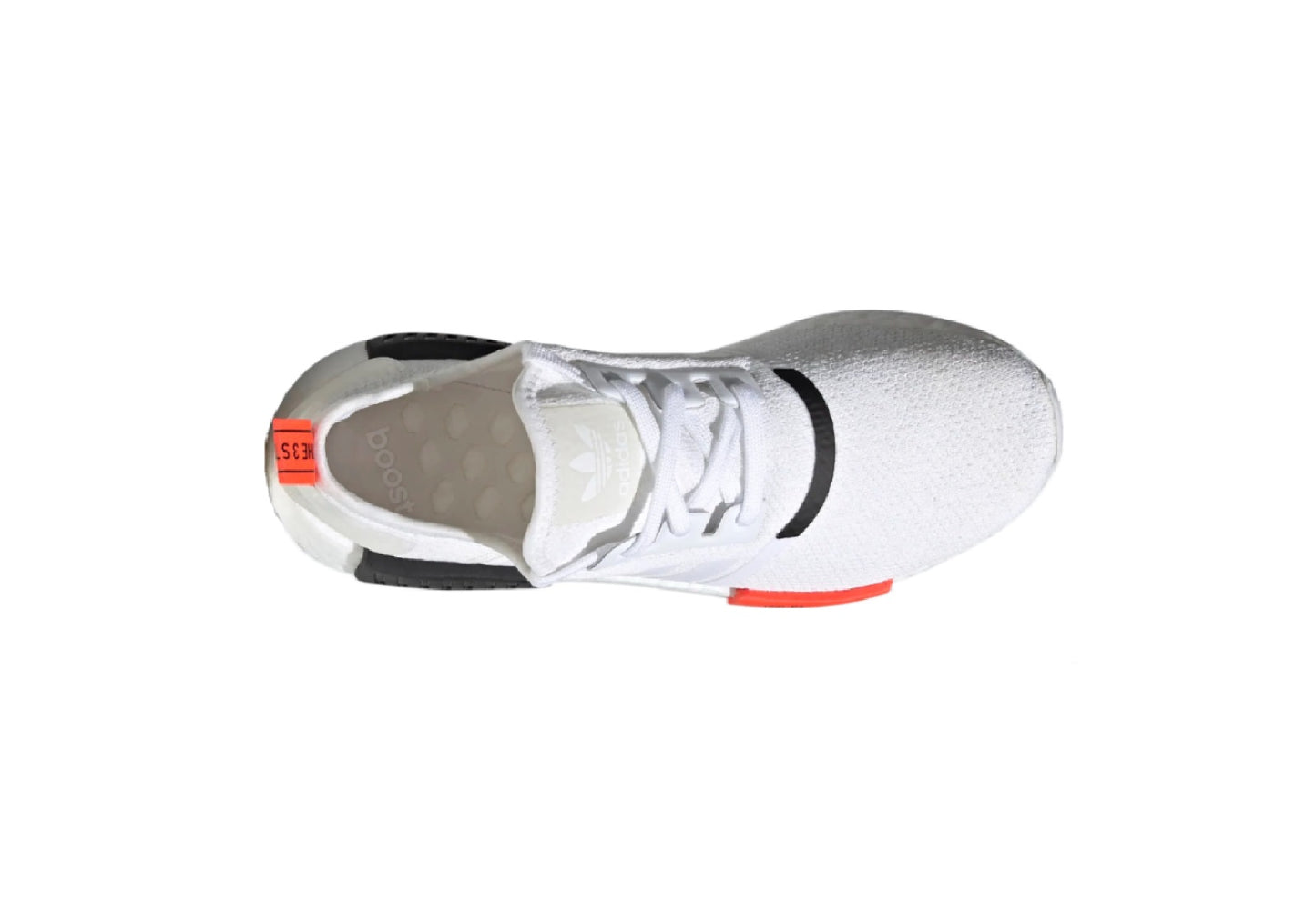 Adidas Men's Originals NMD_R1 Sneakers, Cloud White/Solar Red/Core Black
