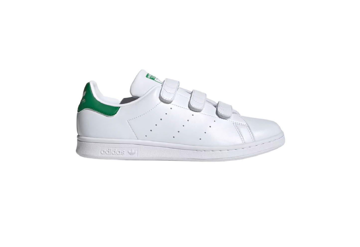 Adidas Men's Stan Smith CF Originals Sneakers, Cloud White/Cloud White/Green