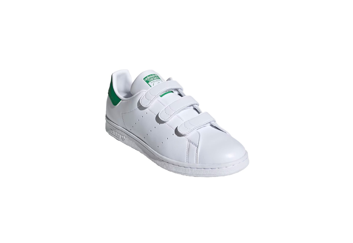 Adidas Men's Stan Smith CF Originals Sneakers, Cloud White/Cloud White/Green