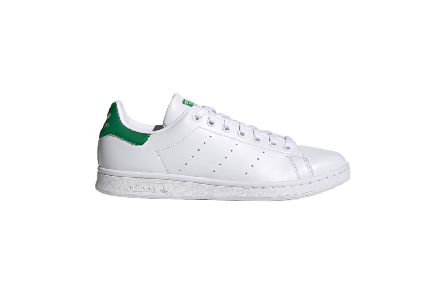 Adidas Men's Stan Smith Originals Sneakers, Cloud White/Cloud White/Green