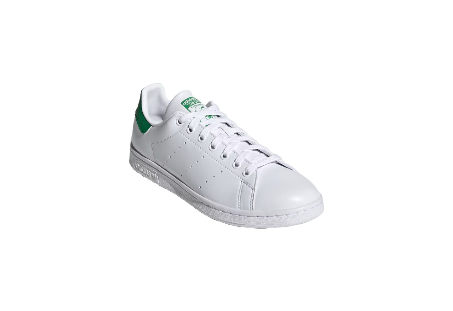 Adidas Men's Stan Smith Originals Sneakers, Cloud White/Cloud White/Green