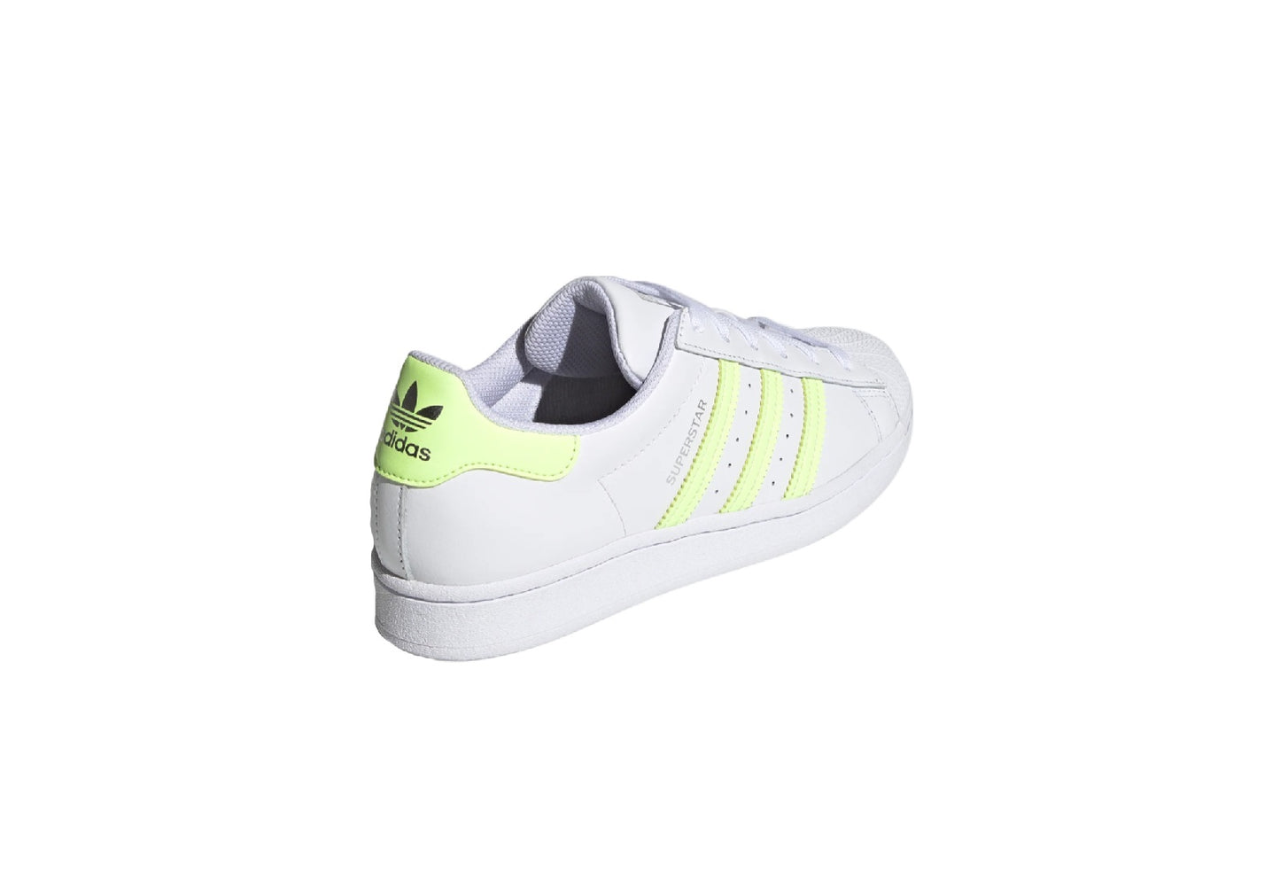 Adidas Women's Superstar Originals Sneakers, Cloud White/Hires Yellow/Matte Silver