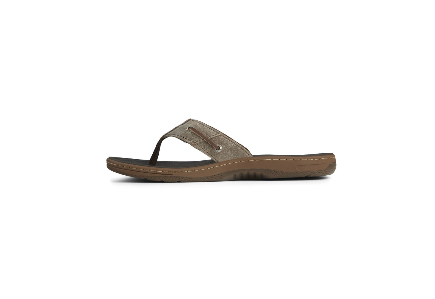 Sperry Men's Baitfish Thong Sandals, Brown