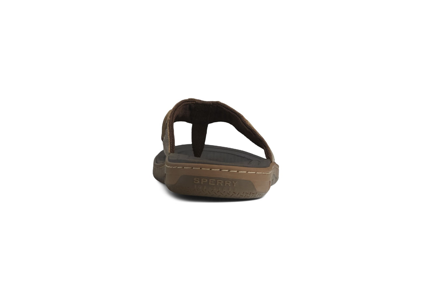 Sperry Men's Baitfish Thong Sandals, Brown