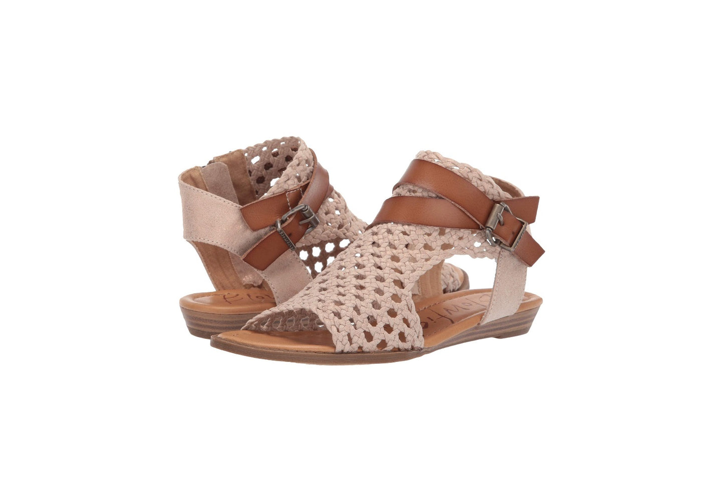 Blowfish Malibu Women's Balla-D Sandals, Gold Woven