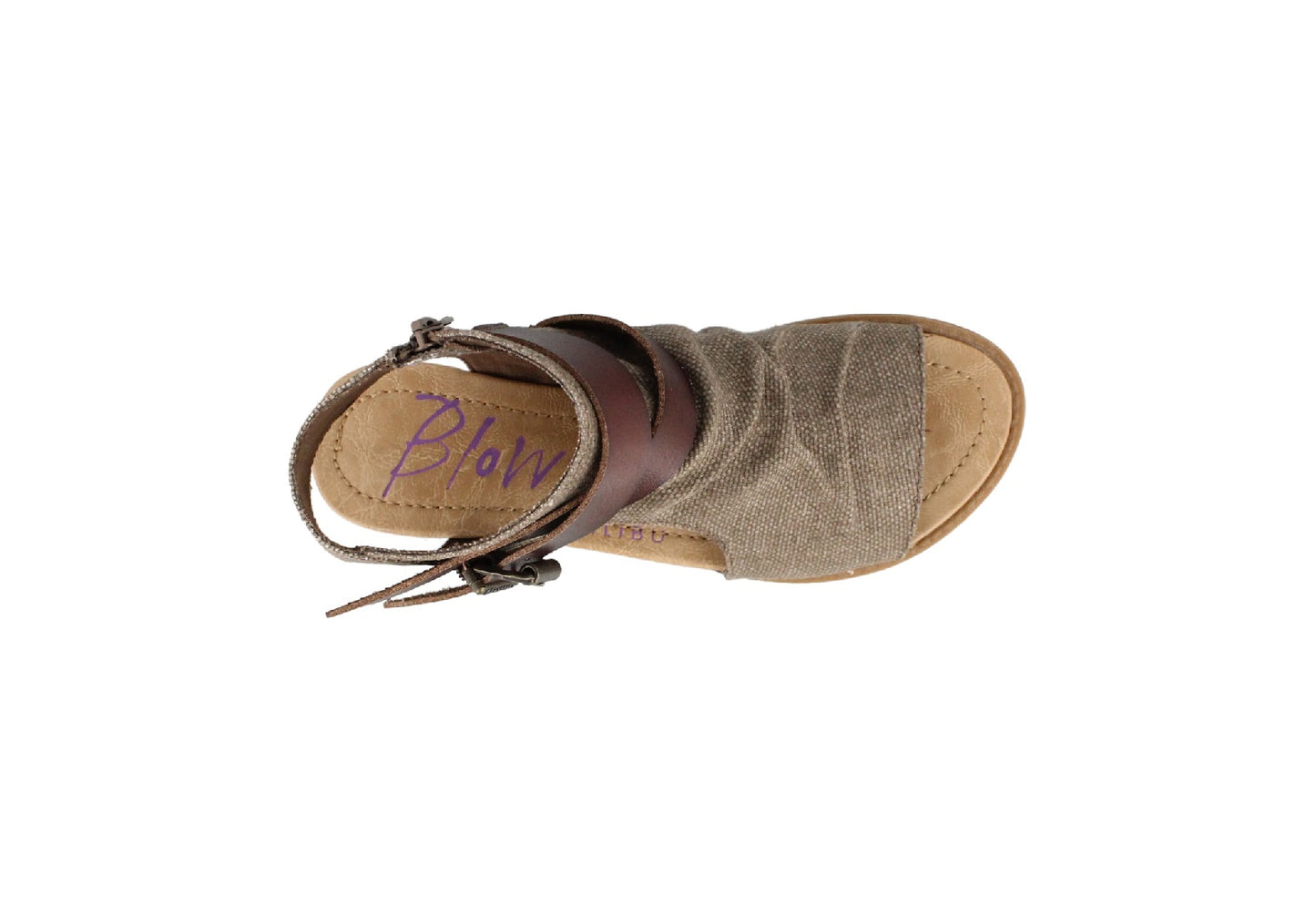 Blowfish Malibu Women's Balla Sandals, Brown Rancher/Whiskey Dyecut