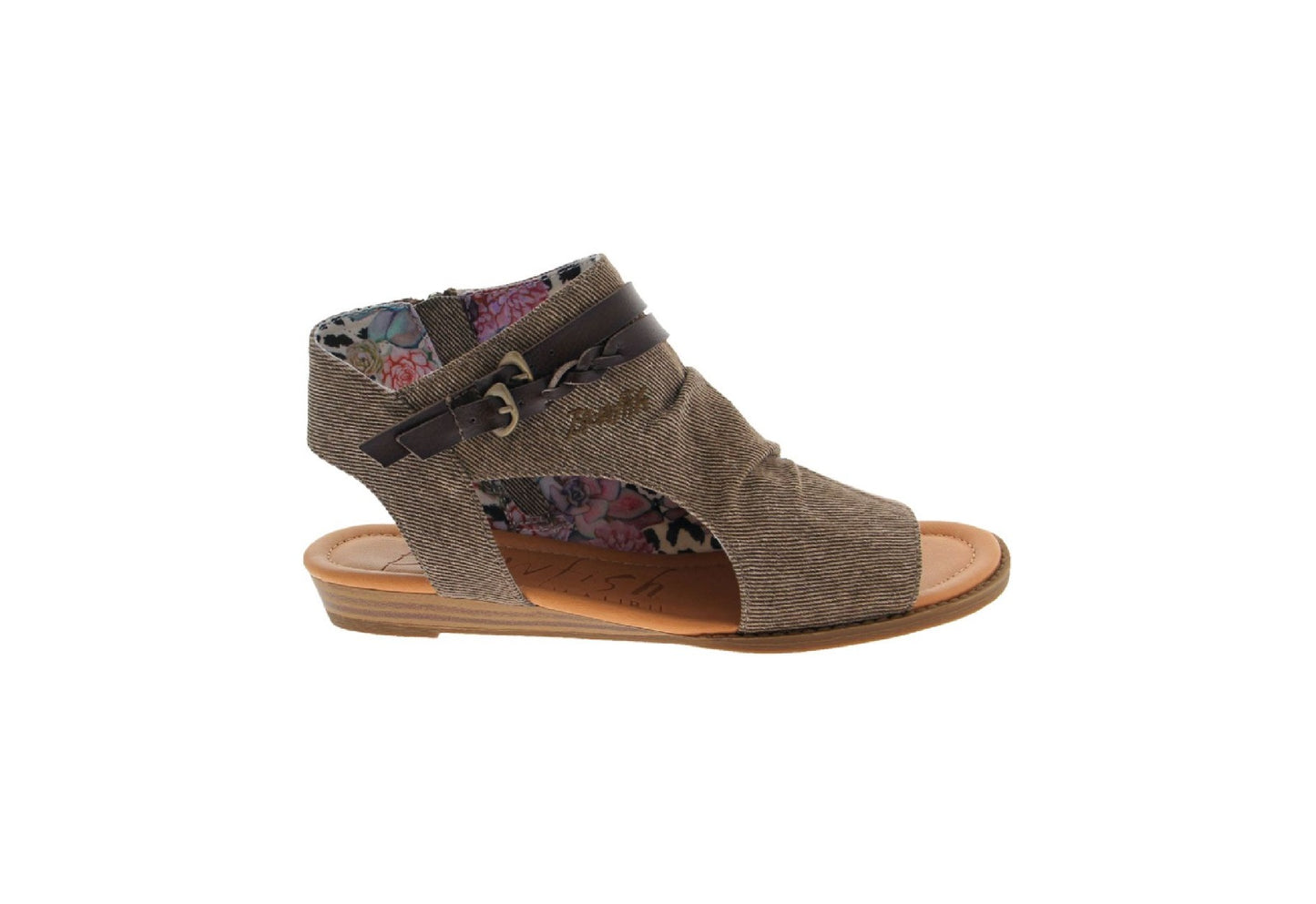 Blowfish Malibu Women's Blumoon Sandals, Mud Smokey