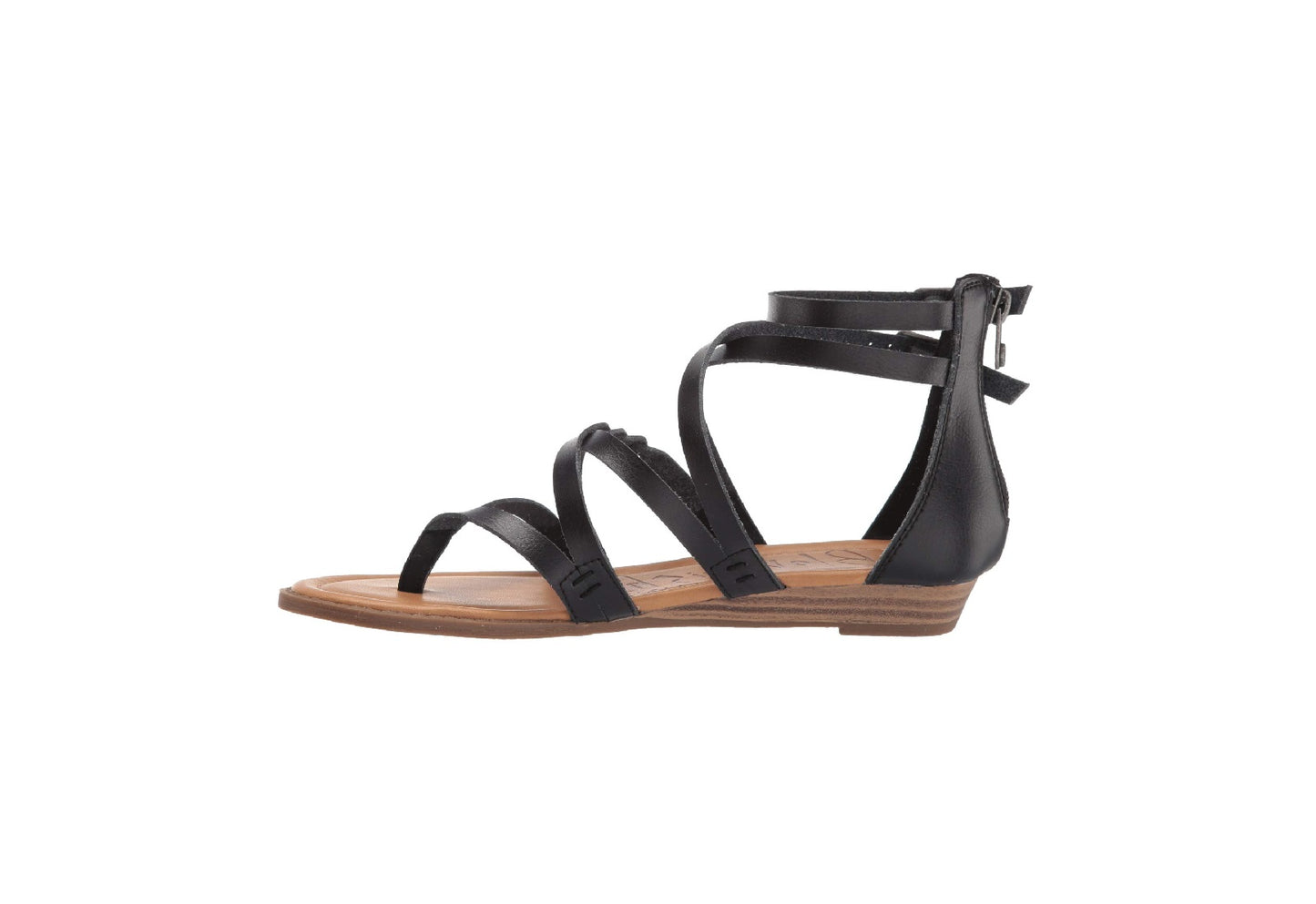 Blowfish Malibu Women's Bungalow-B Sandals, Black Dyecut