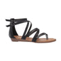 Blowfish Malibu Women's Bungalow Sandals, Black Cosmic Metallic