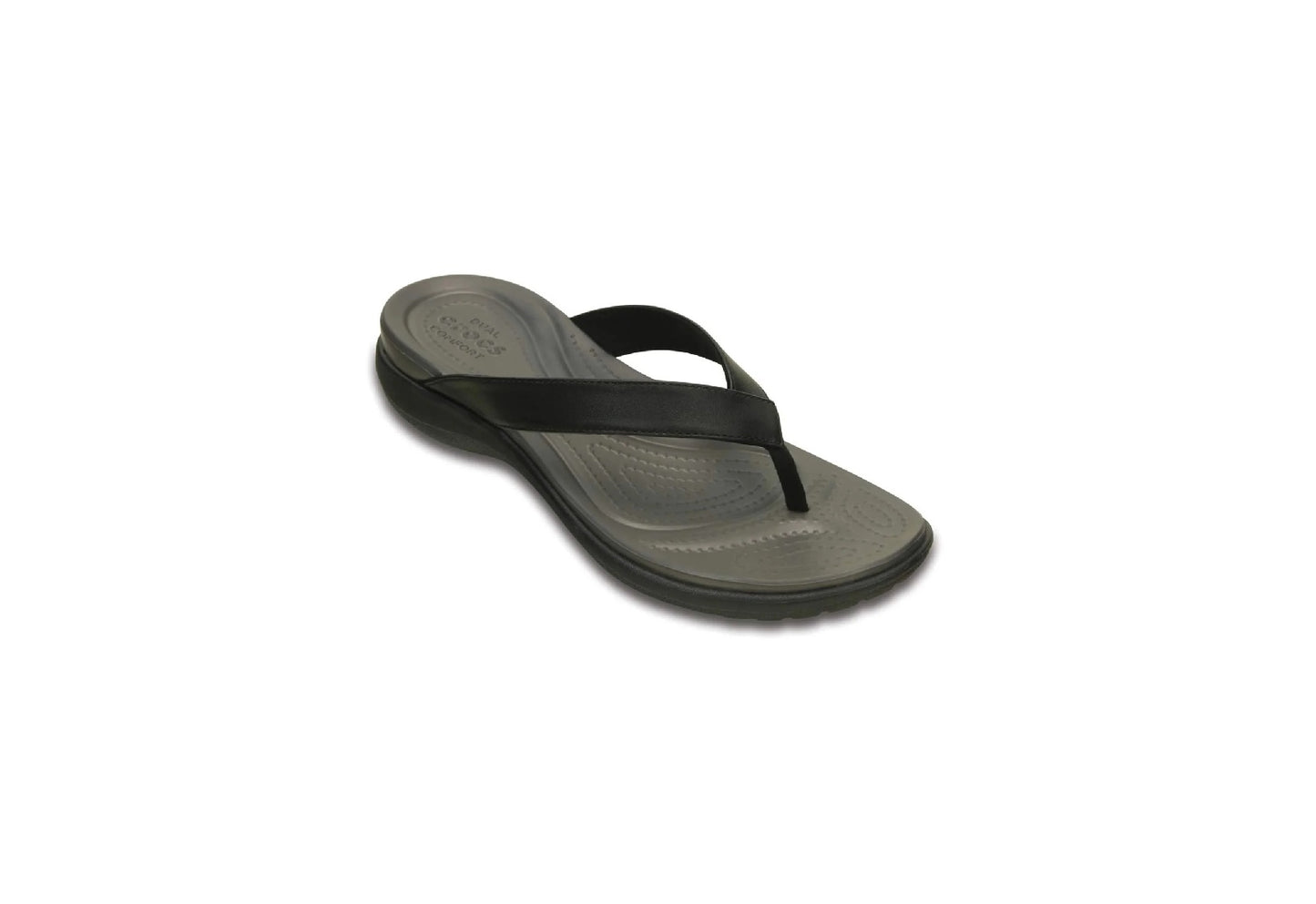 Crocs Women's Capri V Flip-Flops, Black/Graphite