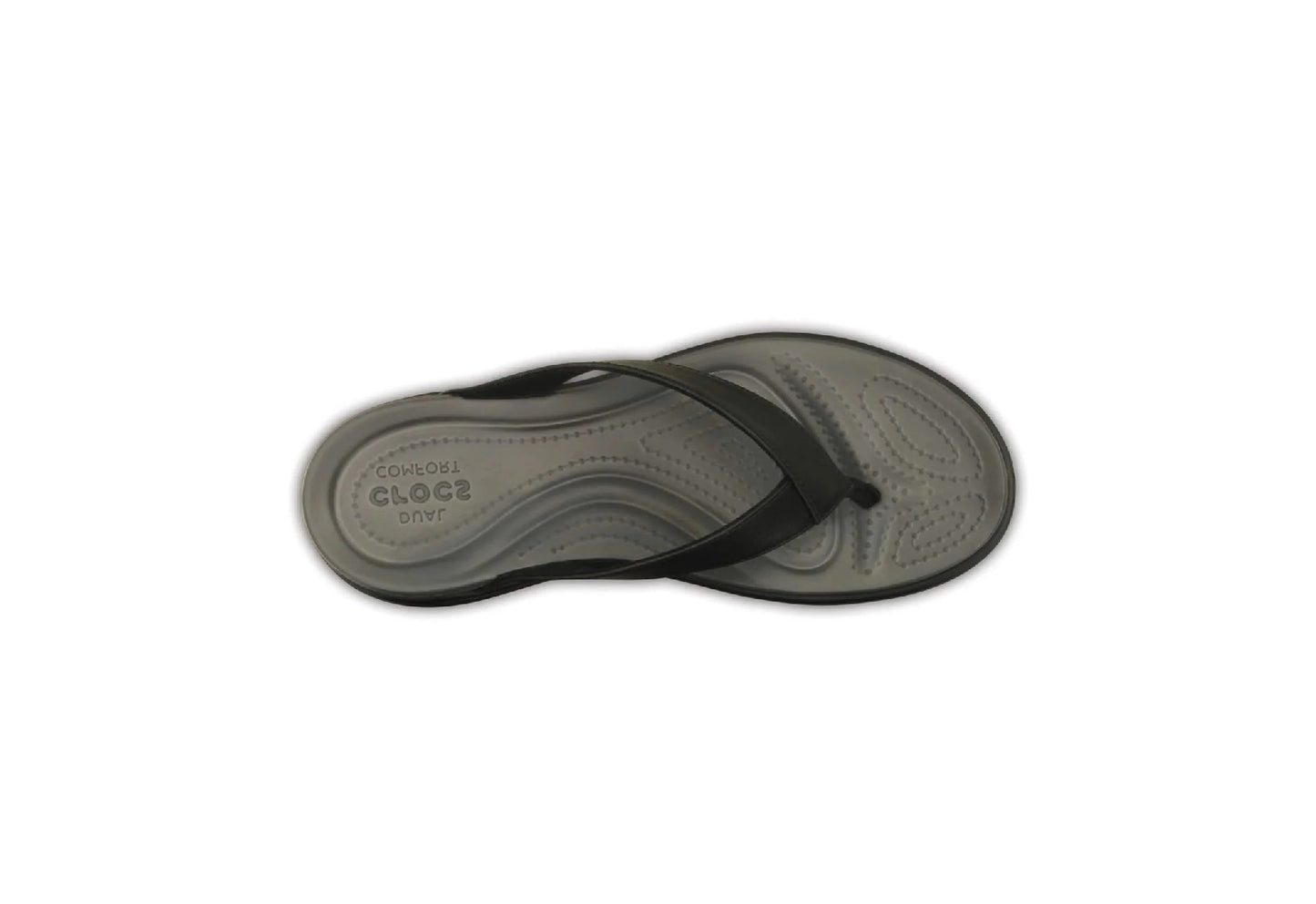 Crocs Women's Capri V Flip-Flops, Black/Graphite