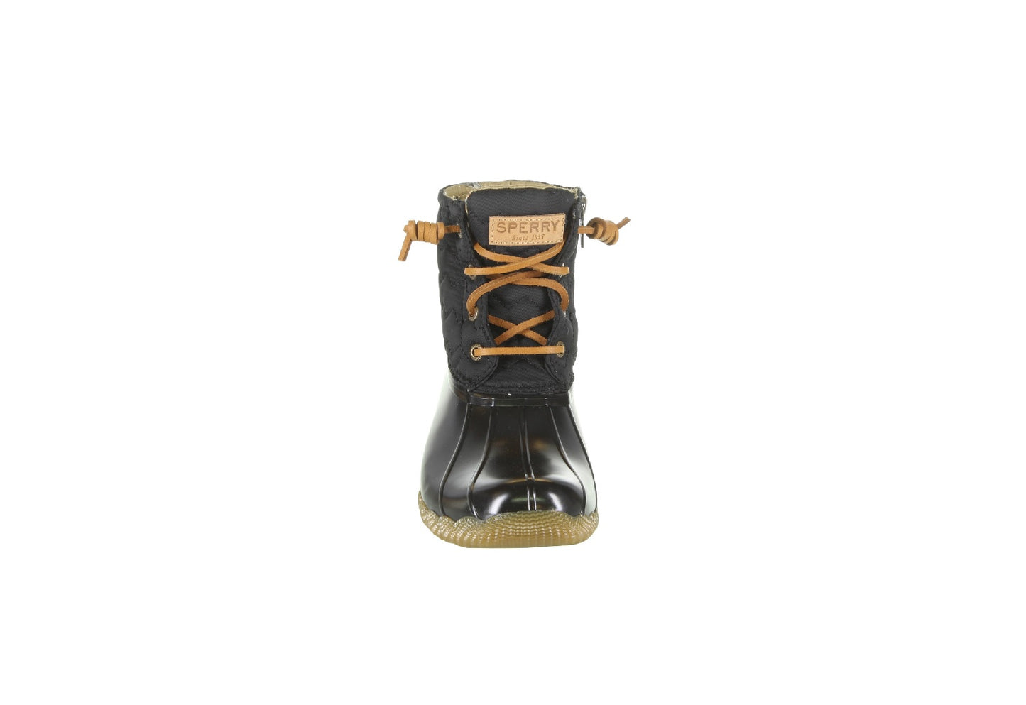 Sperry Women's Saltwater Chevron Quilted Boot, Black