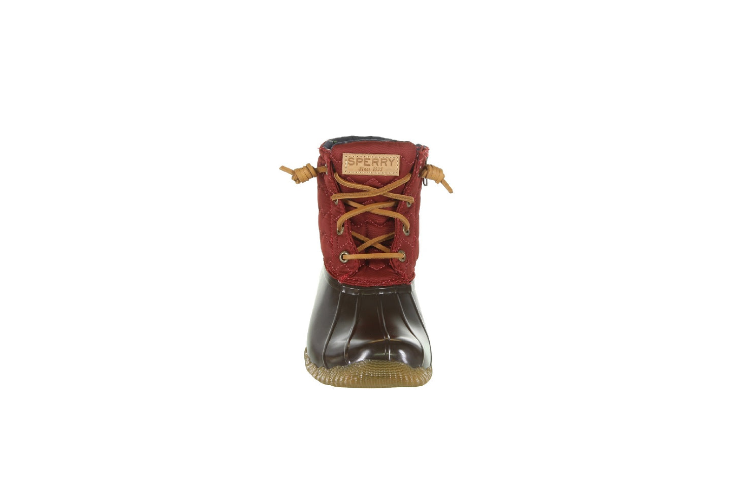 Sperry Women's Saltwater Chevron Quilted Boot, Wine