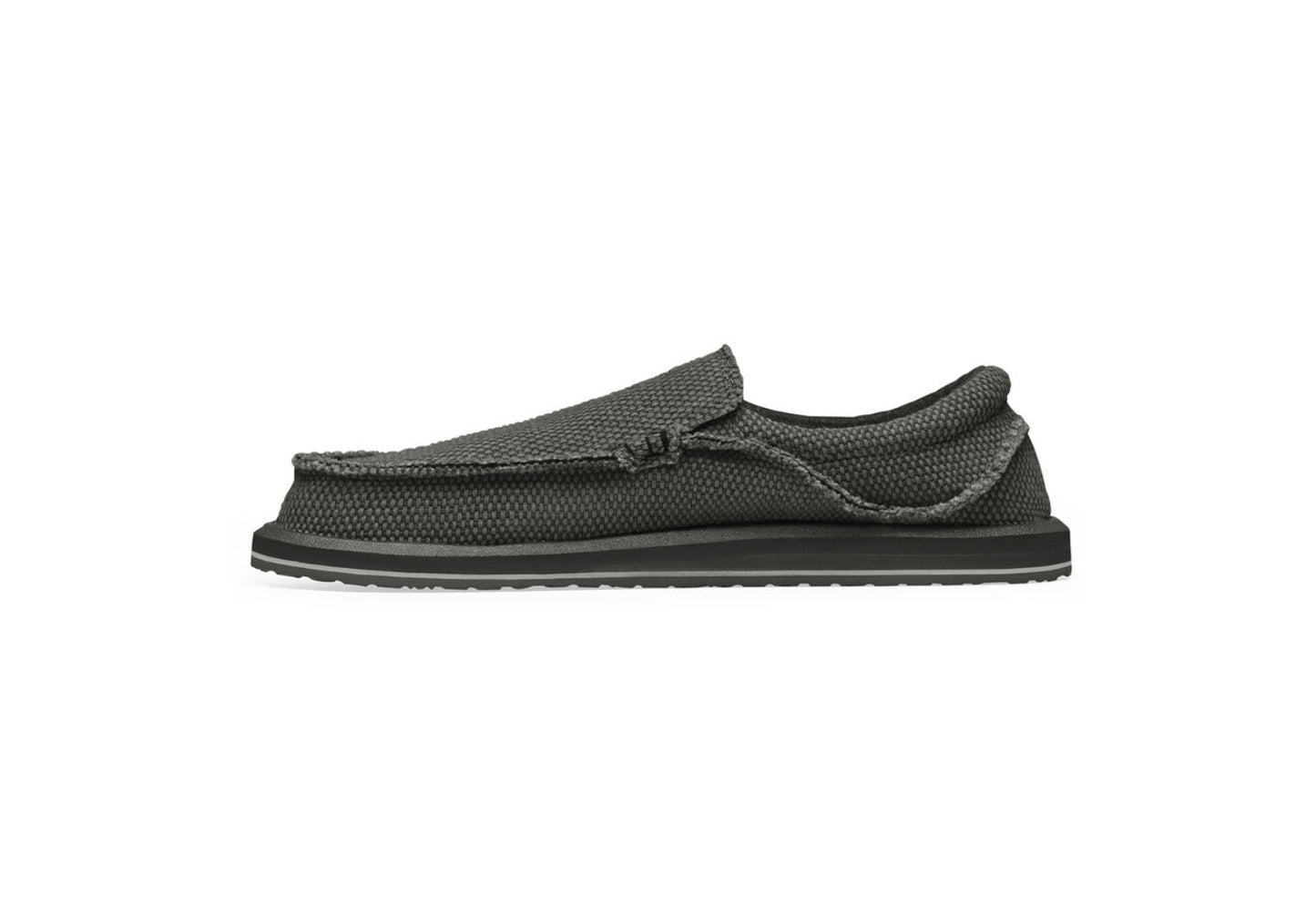 Sanuk Men's Chiba Sidewalk Surfers Slip-On, Black