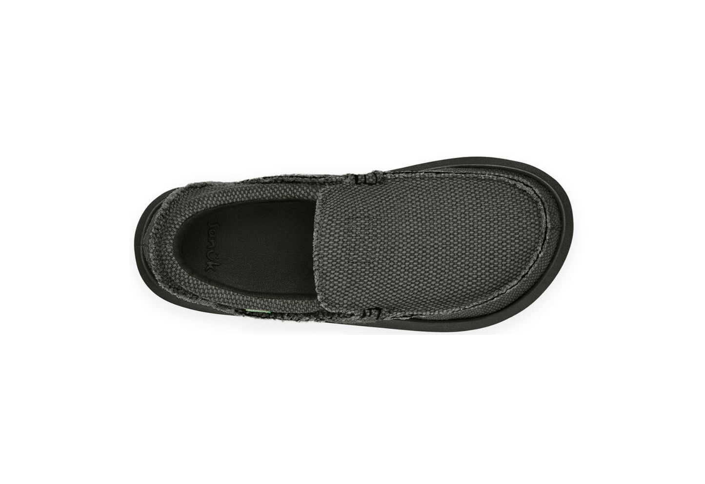 Sanuk Men's Chiba Sidewalk Surfers Slip-On, Black
