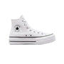 Converse Women's Chuck Taylor All Star Lift Platform High Top Canvas Sneaker, White/Black/White