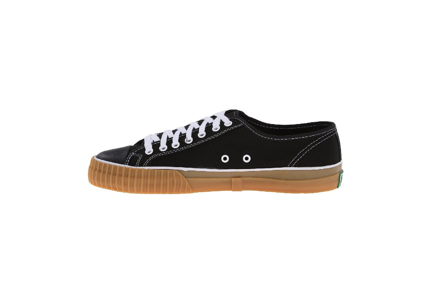 PF Flyers Center Lo Reissue, Black/Gum (Women)