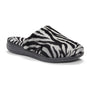 Vionic Women's Gemma Mule Slippers, Dark Grey Zebra