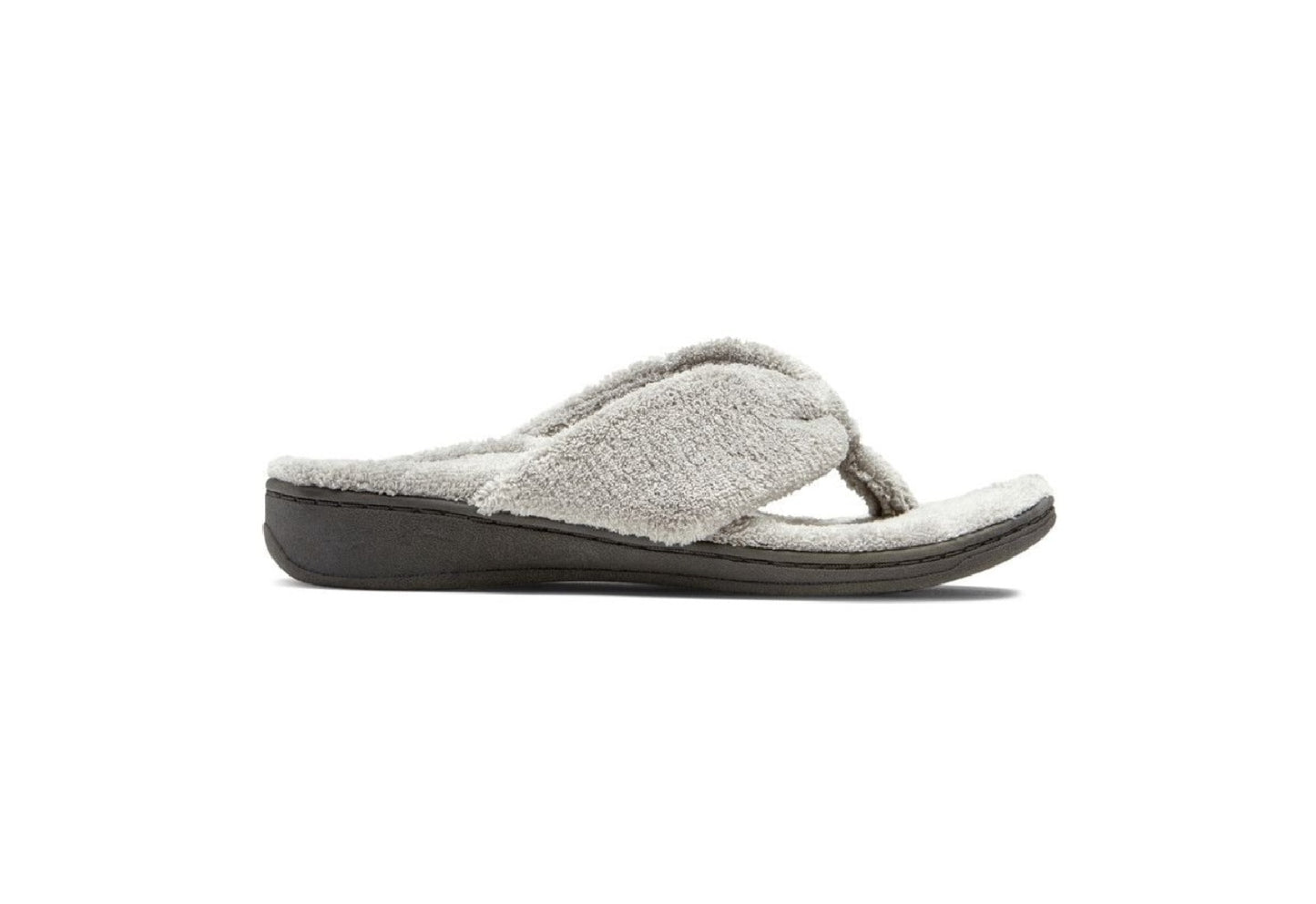 Vionic Women's Gracie Toe Post Slippers, Light Grey