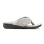 Vionic Women's Gracie Toe Post Slippers, Light Grey