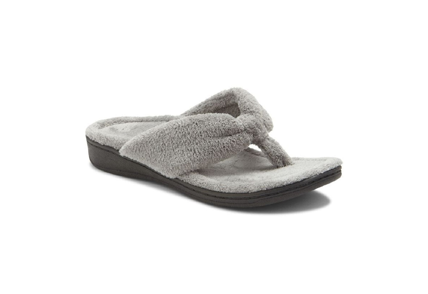 Vionic Women's Gracie Toe Post Slippers, Light Grey