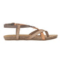 Blowfish Malibu Women's Granola-B Sandals, Birch/Nude/Steel Grey Dyecut
