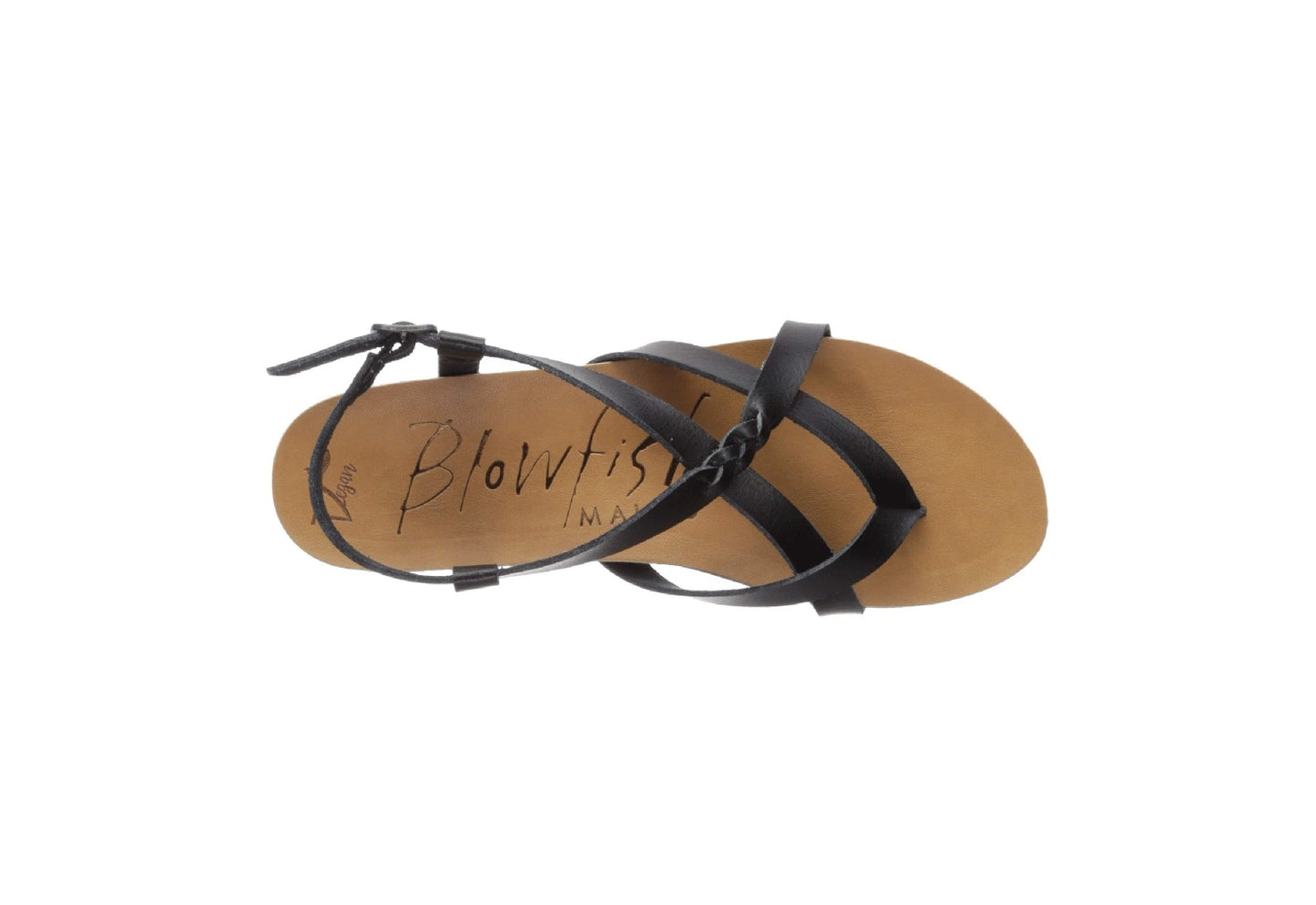 Blowfish Malibu Women's Granola-B Sandals, Black Dyecut