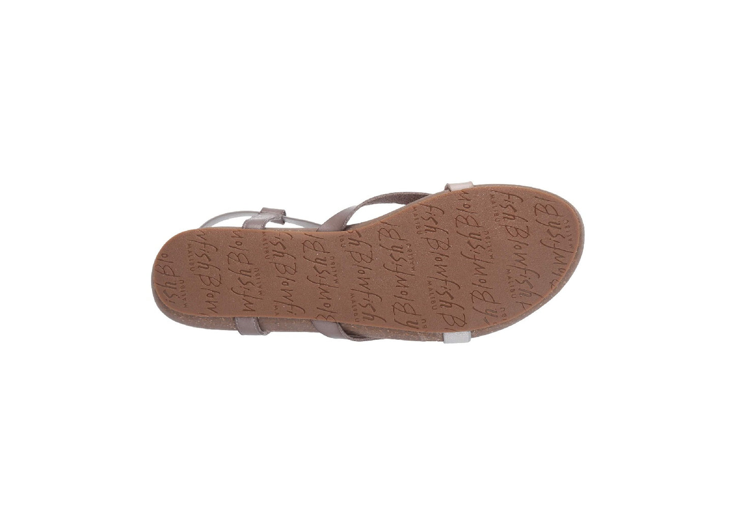 Blowfish Malibu Women's Granola-B Sandals, Fog Grey/Mist Dyecut/Steel Cosmic Metallic