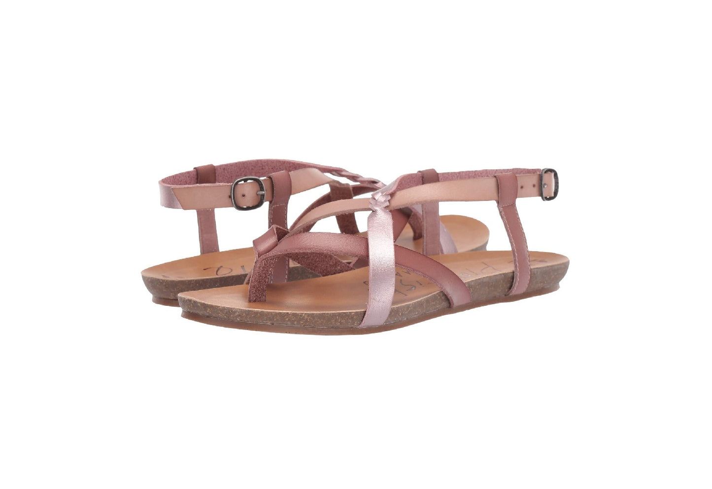 Blowfish Malibu Women's Granola-B Sandals, Mauve/Blush/Purple Sage