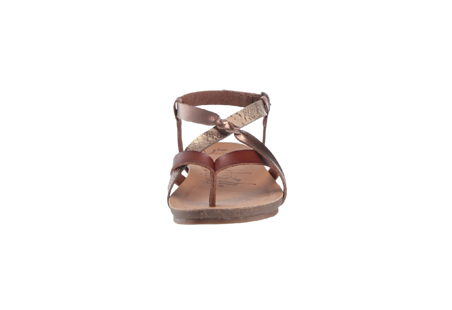 Blowfish Malibu Women's Granola-B Sandals, Scotch/Amber/Desert Rose Mirage Snake