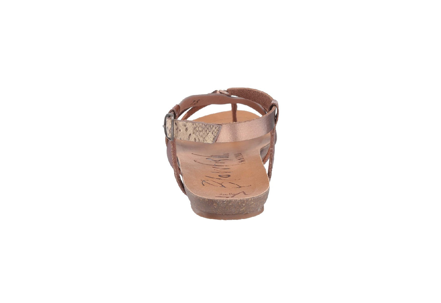 Blowfish Malibu Women's Granola-B Sandals, Scotch/Amber/Desert Rose Mirage Snake