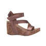 Blowfish Malibu Women's Hapuku Wedge Sandals, Amber Dyecut