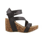 Blowfish Malibu Women's Hapuku Wedge Sandals, Black Dyecut
