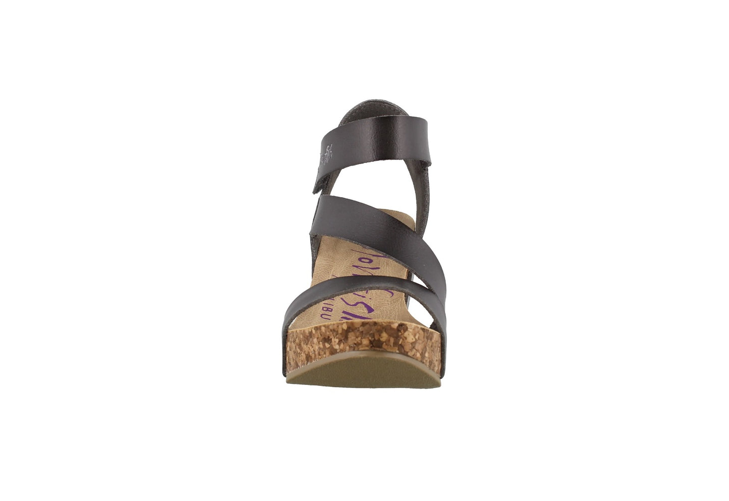 Blowfish Malibu Women's Hapuku Wedge Sandals, Black Dyecut