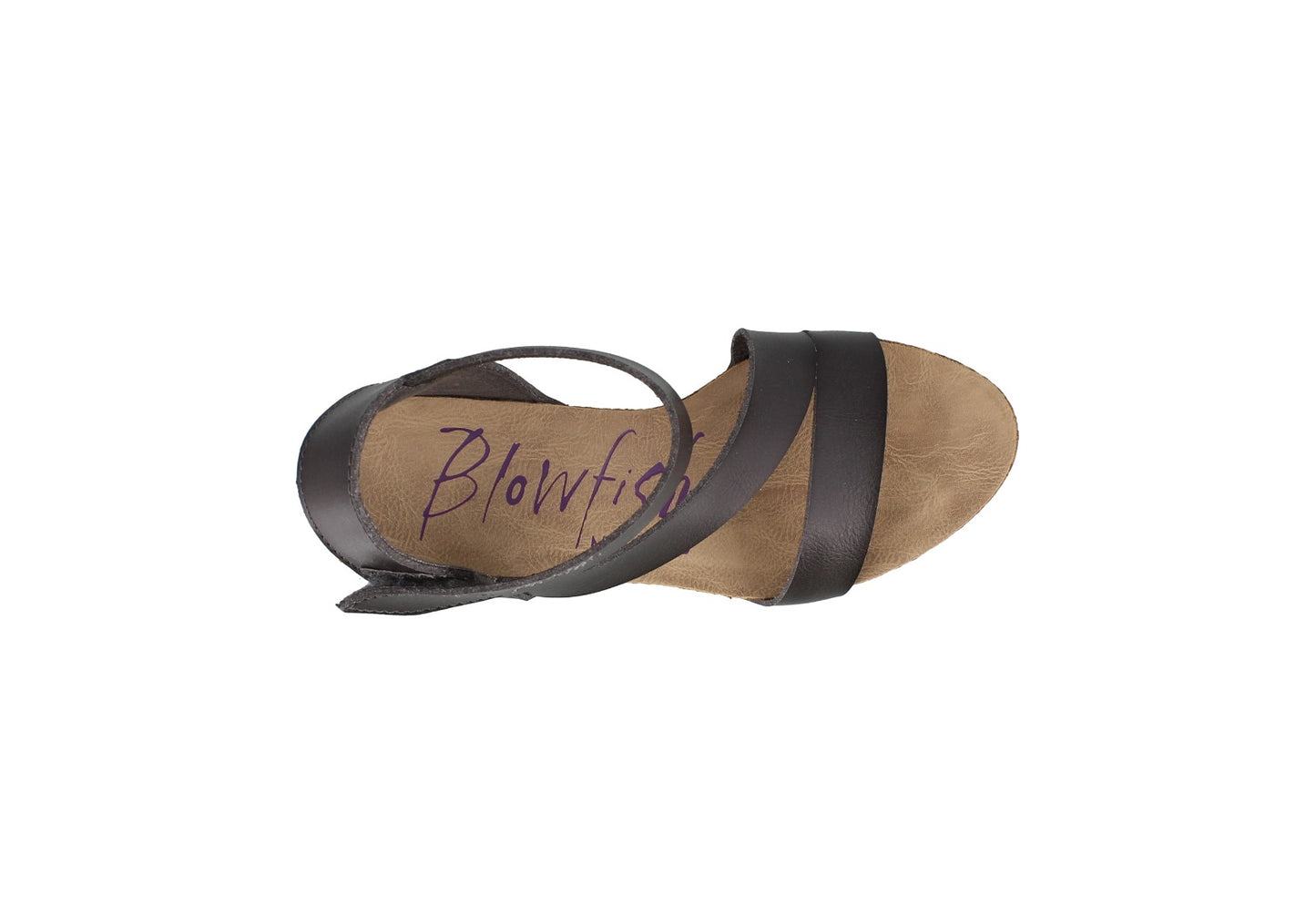Blowfish Malibu Women's Hapuku Wedge Sandals, Black Dyecut