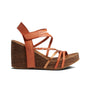 Blowfish Malibu Women's Heidi Sandals, Papaya Amazon/Papaya Copper Dyecut
